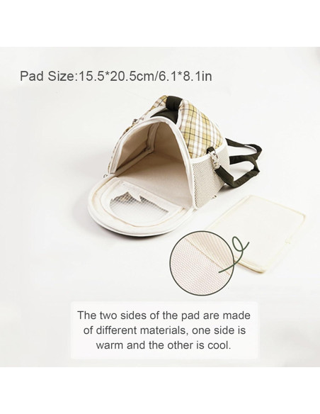 Bolsa de Viaje para Cobayas ABLAZEZAI Negra 24.6x17x19.1 cm