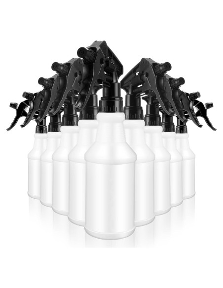 Paquete de 10 Botellas de Spray Reutilizables Gandeer 480 ml