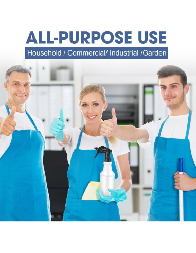 Paquete de 10 Botellas de Spray Reutilizables Gandeer 480 ml