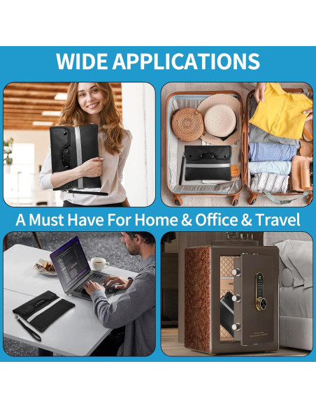 Bolsa de Dinero Resistente al Fuego Homelylife A4 6200F Bolsa de Dinero Resistente al Fuego Homelylife A4 6200F