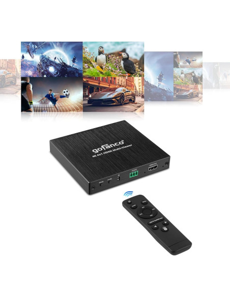 Gofanco QuadView4K 4x1 HDMI Multi Viewer 4K @30Hz