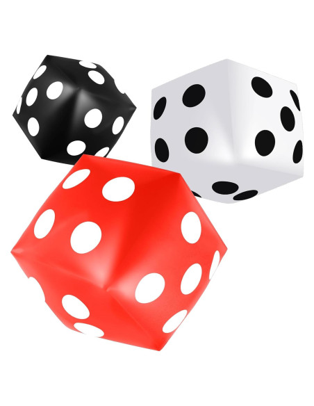 Juego de Dados Inflables Gigantes SAYAYA 3 Piezas 32 cm