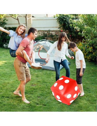 Juego de Dados Inflables Gigantes SAYAYA 3 Piezas 32 cm