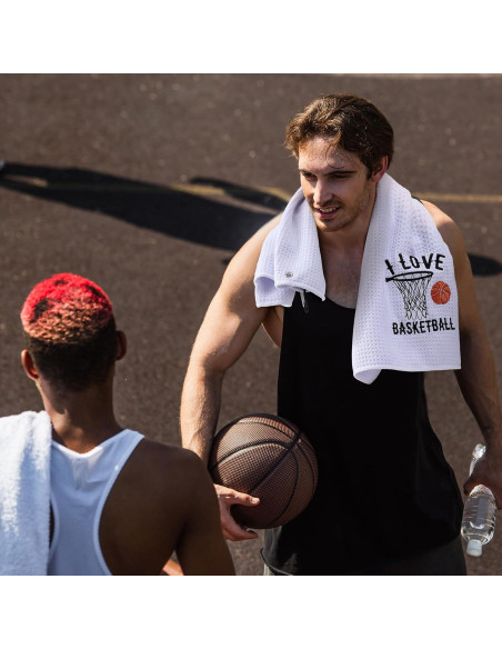Set de 4 Toallas de Baloncesto VitalCozy 40x60 cm Microfibra