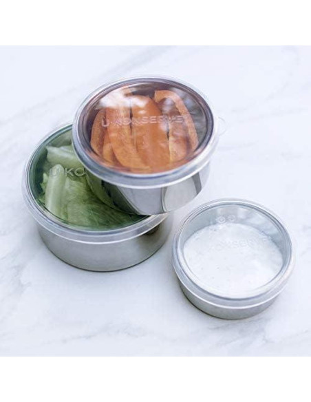 Contenedor de Alimentos U Konserve 150ml Acero Inoxidable Redondo