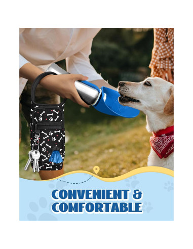 Bolsa Portátil para Botella de Agua Toykee 0.8L con Bolsillo