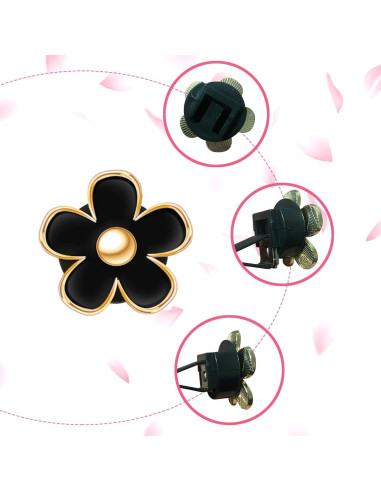 Clips de Ventilación de Aire EGBANG, 6 Pcs Decorativos