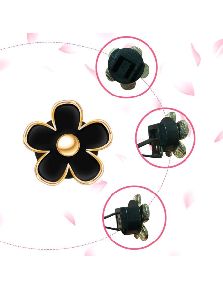 Clips de Ventilación de Aire EGBANG, 6 Pcs Decorativos