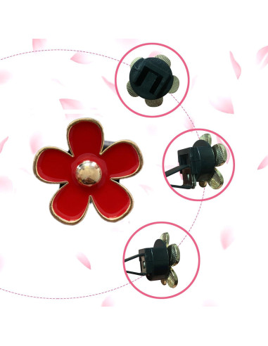 Clips de Ventilación de Aire EGBANG, 6 Pcs Decorativos