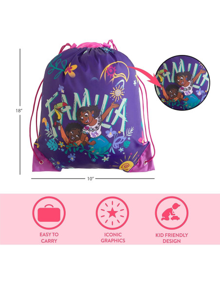 Juego de Bolsa de Dormir Idea Nuova Disney Encanto 132x76cm