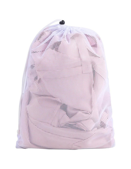 Bolsa de Lavandería MIKIWELL Grande Malla Resistente Blanca Bolsa de Lavandería MIKIWELL Grande Malla Resistente Blanca