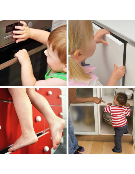 Candados de Seguridad para Niños 8 Piezas Marrón 3M