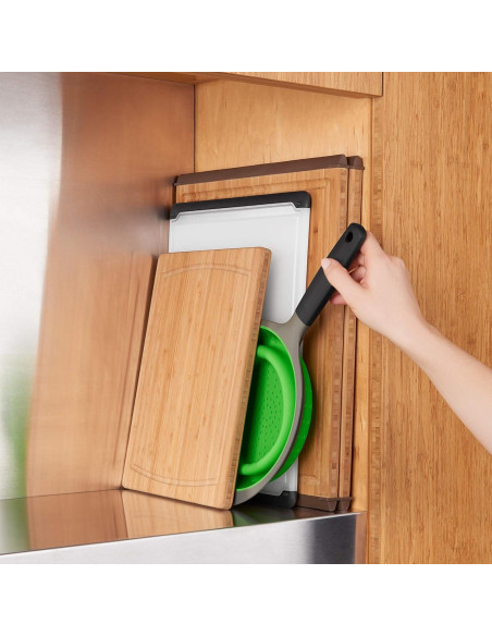 Colador Plegable de Silicona OXO Good Grips 1.89L Verde Colador Plegable de Silicona OXO Good Grips 1.89L Verde