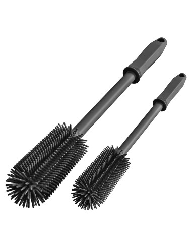 Cepillo Limpiador de Botellas de Silicona SUPPHOUS 2 Piezas