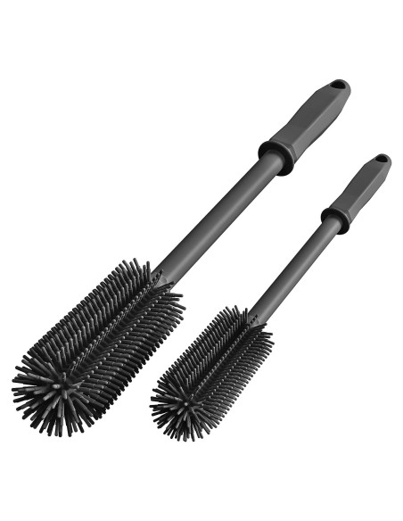 Cepillo Limpiador de Botellas de Silicona SUPPHOUS 2 Piezas