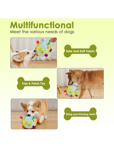 Juguete de Peluche Interactivo para Perros Letalong 15 cm