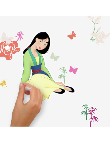 Calcomanías de Pared Disney Mulan RoomMates 36 Piezas