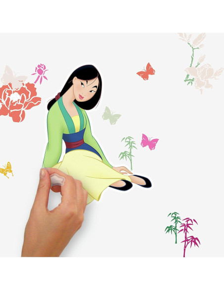 Calcomanías de Pared Disney Mulan RoomMates 36 Piezas