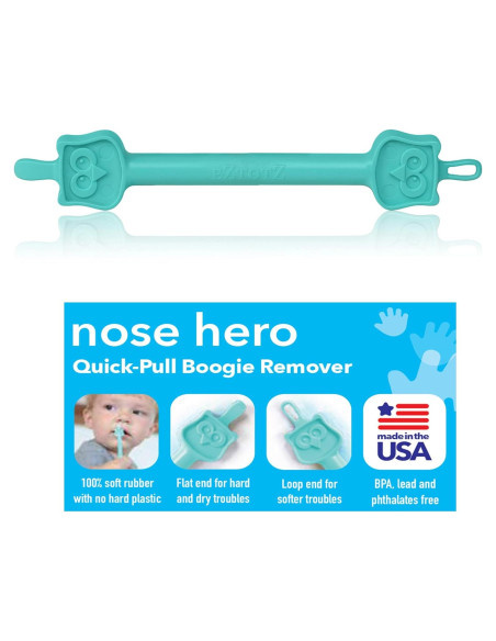 Nose Hero - Limpiador Nasal y de Oídos para Bebés - Caucho Flexible