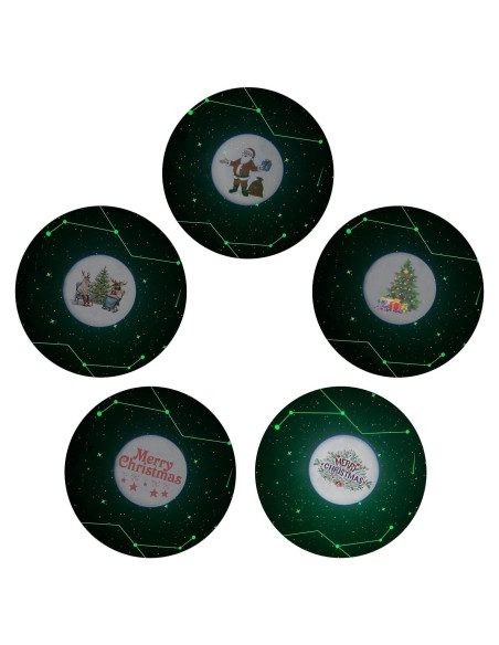 Discos Proyector de Estrellas Joytey - Navidad 5 Patrones
