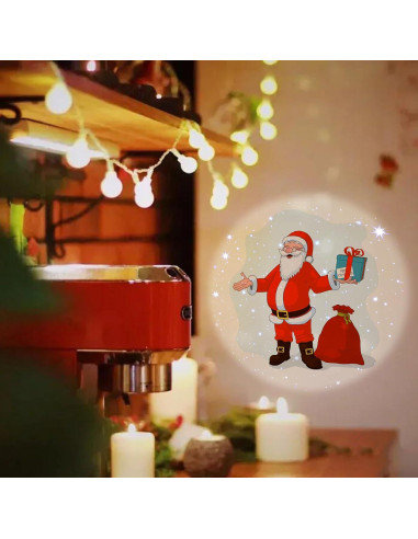 Discos Proyector de Estrellas Joytey - Navidad 5 Patrones