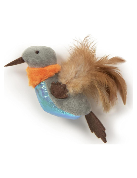 Juguete Electrónico para Gatos Petlinks Flutter Singer - Gris/Azul