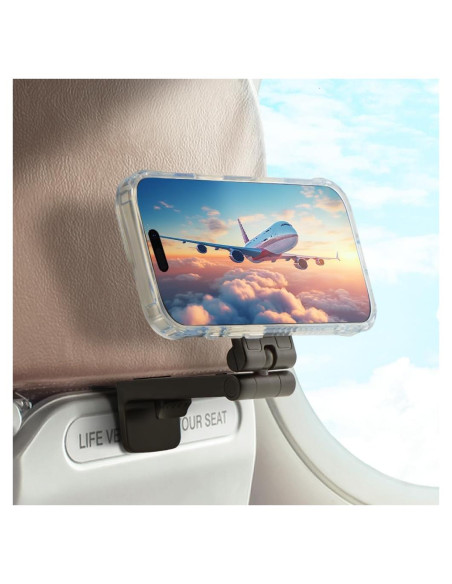 Soporte Magnético para Teléfono Let's Go Life, Negro, 10.4x7.1cm