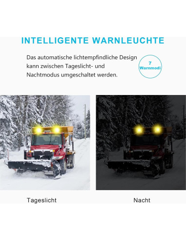 Luz Beacon LED Agrieyes 80W 16.76 cm Alta Visibilidad IP67