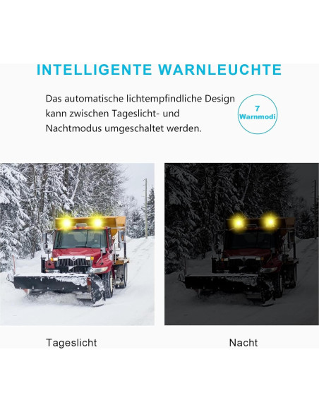 Luz Beacon LED Agrieyes 80W 16.76 cm Alta Visibilidad IP67