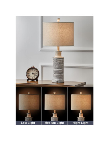 Lámpara de Mesa Táctil Dimmable 3 Niveles USB Lingmei