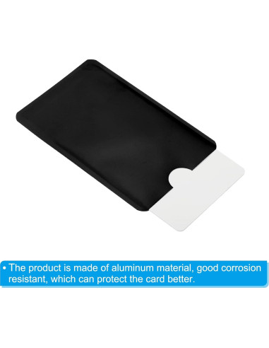 Manguitos Bloqueadores RFID PATIKIL 10 Pcs Aluminio Negro