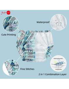 Cubiertas de Pañales de Entrenamiento Joyo Roy 1T - 4 Pcs 2