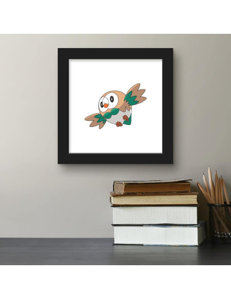 Póster de Arte Pokemon Rowlet Trends International 30.48 cm Póster de Arte Pokemon Rowlet Trends International 30.48 cm