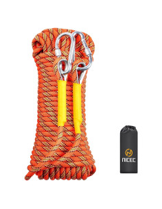 Cuerda de Escalada Nice C 10mm 10M Naranja - Rescate y Construcción