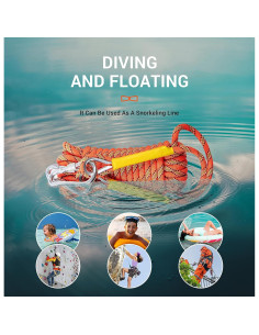 Cuerda de Escalada Nice C 10mm 10M Naranja - Rescate y Construcción 2