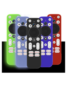 5 Fundas Protectores de Silicona para Control Remoto Onn 4K UHD