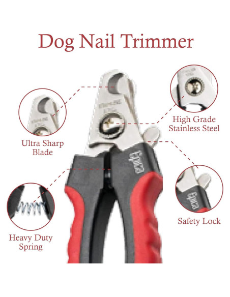 Cortador de Uñas Profesional Epica para Perros y Gatos - Pequeño/Mediano