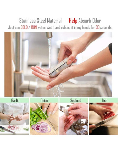 Cepillo Limpiador de Uñas de Acero Inoxidable Honomo