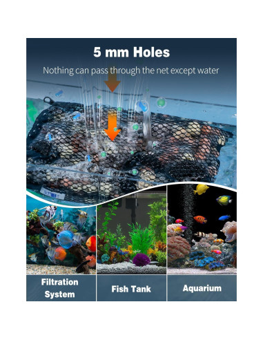 Bolsas de Filtro Pawfly 8 Pcs para Acuarios 20.32x13.97 cm