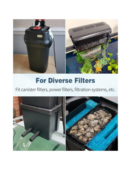 Bolsas de Filtro Pawfly 8 Pcs para Acuarios 20.32x13.97 cm