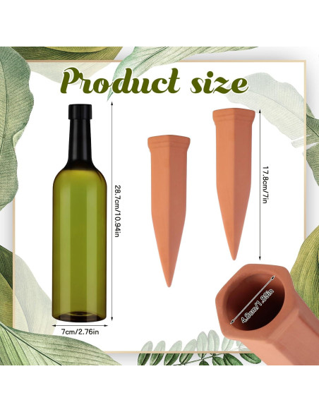 Juego de Riego Automático SiliFine 3 Picos y Botellas 770ml