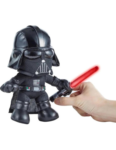 Personaje de Peluche Darth Vader Star Wars 19 cm con Sable Luz