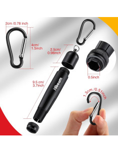 Soporte de Crayón Ajustable Hiboom de Metal Negro 30.48 cm 2