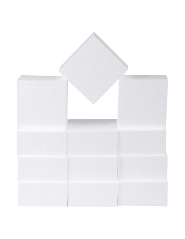 Bloques de Espuma Dura Silverlake 12 Piezas 10x10x5 cm
