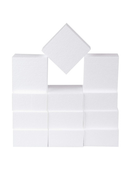 Bloques de Espuma Dura Silverlake 12 Piezas 10x10x5 cm