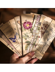 30 Marcadores Vintage Genérico de Cartón para Lectores 2