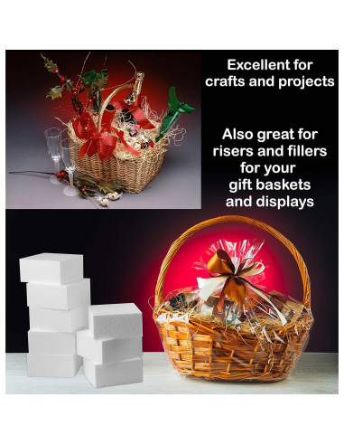 Bloques de Espuma Dura Silverlake 12 Piezas 10x10x5 cm