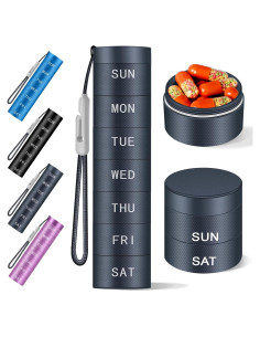 Organizador de Pastillas Semanal Aluminio Serfeymi 7 Compartimentos