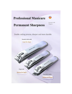 Juego de Manicura 7 Piezas NEMIBAD Acero Inoxidable Verde 2