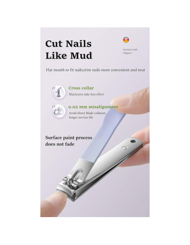 Juego de Manicura 7 Piezas NEMIBAD Acero Inoxidable Verde